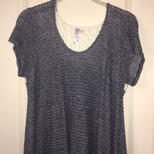 Blue cute/casual top